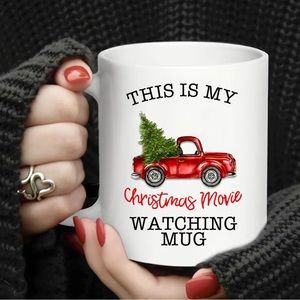 “This is my Christmas Movie Watching Mug” Christmas Mug